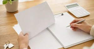 家賃保証会社の審査前に必要書類と確認項目を整理する様子